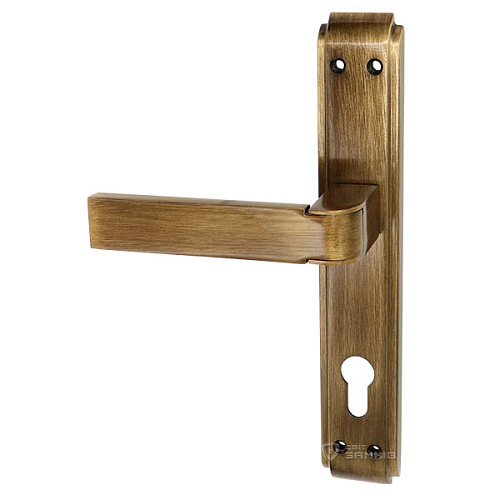 Ручки на планці OZCANLAR Alaska Yale 72 матова бронза - Фото №3