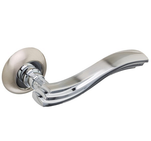 Ручки на розеті GAVROCHE Rubidium AL-A5 SN/CP нікель/хром - Фото №3