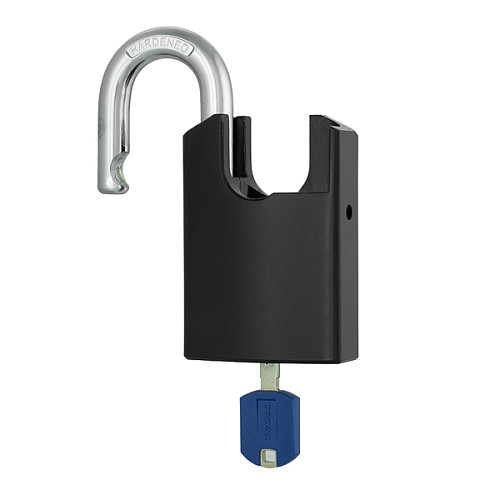 Замок навесной TOKOZ Gama CS PRO 60 (24 мм, 3 ключа) черный - Фото №3