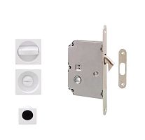 Комплект замка для раздвижной системы FIMET 3667R матовый белый