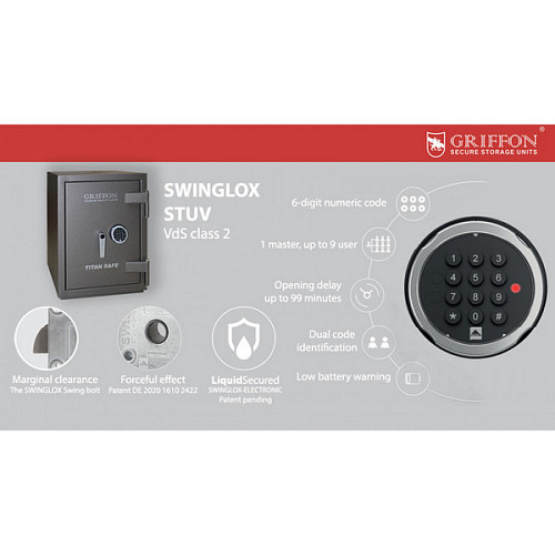 Сейф огневзломостойкий GRIFFON CL III.90.E White - Фото №7