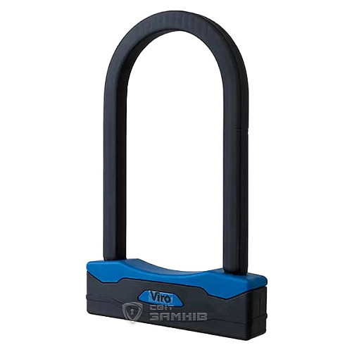 Замок для велосипеда VIRO Moto Sezione Black 180мм 2 ключа - Фото №2