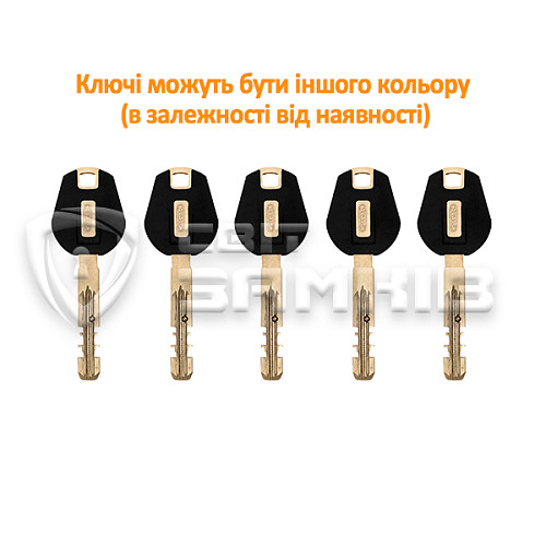 Циліндр TOKOZ Pro300 115 (50*65) нікель матовий - Фото №4