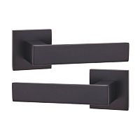 Ручки на розетте GENRICH R77.210 MBP черный матовый